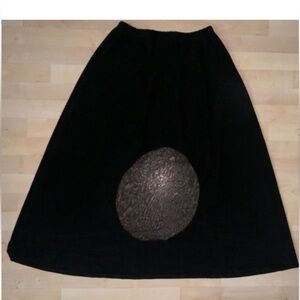 Sara Bergman Handmade Black Porthole Skirt. Very Unique!